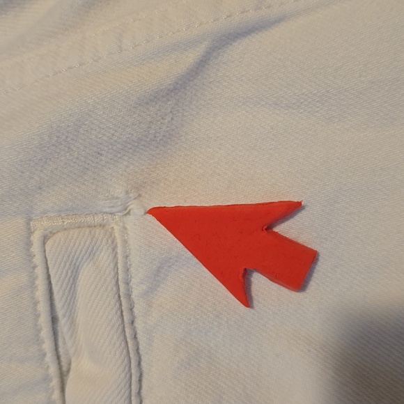 Madewell White Harlow Jean In White cotton Jeans & Denim Size 32 - Picture 13 of 16